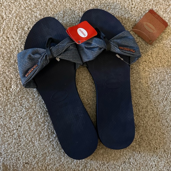 Havaianas Shoes - Havaianas Women's You St. Tropez Shine Flip Flops - 11/12 W